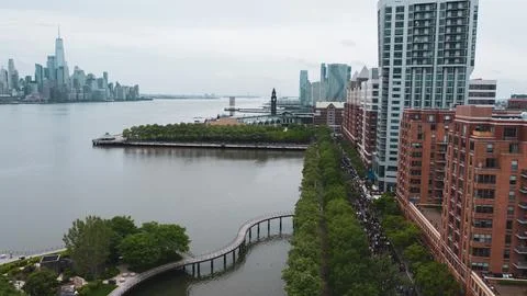 BLM March Hoboken Stock Photos