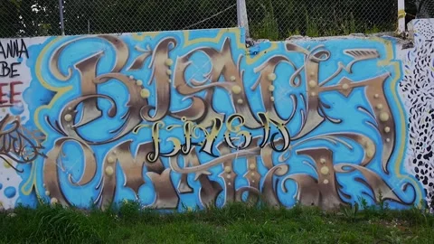 BLM Mural 16 Stock Footage 137130891