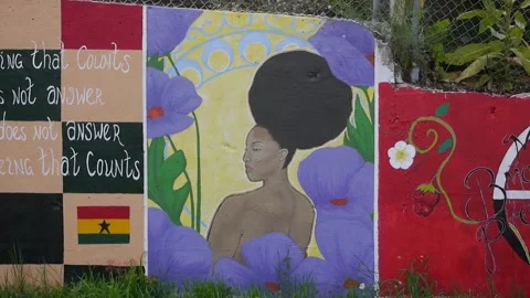 BLM Mural 4 Stock Footage 136990217