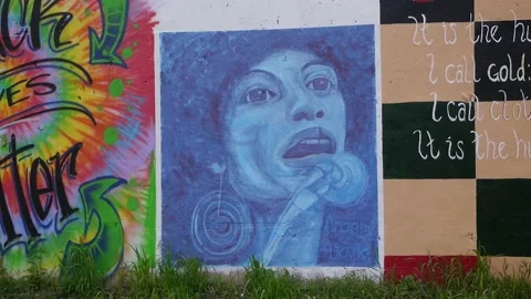 BLM Mural 6 Stock Footage 136990274