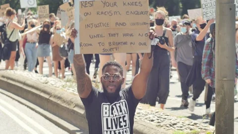 BLM - rest your knees Stock-Footage 133088541