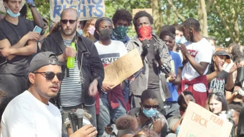 BLM - stop killing each other Stock Footage 133094767