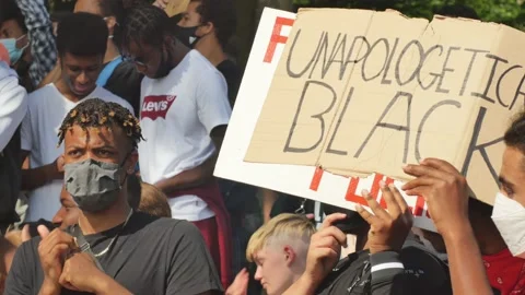 BLM - unapologetically black Stock-Footage 133094858