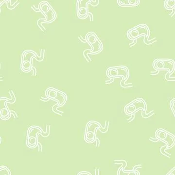 Bloating bariatric line seamless pattern Stock Illustration
