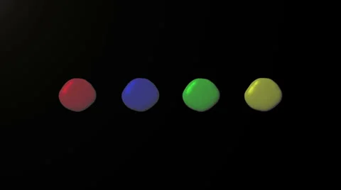 Blob 4colors Stock-Footage 25141947