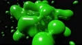 Blob floating abstract tech bio liquid blood chemical paint background loop 4k 4k or 4k+ Resolution