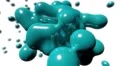 Blob floating abstract tech bio liquid blood chemical paint background loop 4k 4k or 4k+ Resolution