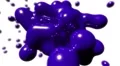 Blob floating abstract tech bio liquid blood chemical paint background loop 4k 4k or 4k+ Resolution