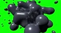 Blob floating abstract tech bio liquid blood chemical paint background loop 4k 4k or 4k+ Resolution