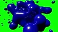 Blob floating abstract tech bio liquid blood chemical paint background loop 4k 4k or 4k+ Resolution