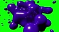 Blob floating abstract tech bio liquid blood chemical paint background loop 4k 4k or 4k+ Resolution