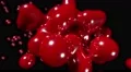 Blob floating abstract tech bio liquid blood chemical paint background loop 4k 4k or 4k+ Resolution