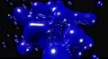 Blob floating abstract tech bio liquid blood chemical paint background loop 4k 4k or 4k+ Resolution