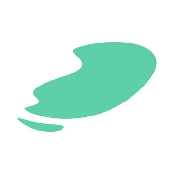Blob organic shape for copy space. abstract fluid wave shape for element ba.. Stock Illustration