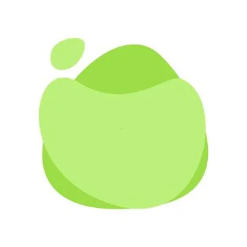 Blob organic shape for copy space. abstract fluid wave shape for element ba.. Stock Illustration