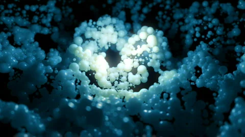 Blob Wave Blue. Stock Footage 543581