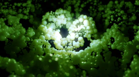 Blob Wave Green. Stock Footage 543607