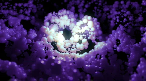 Blob Wave Purple. Stock Footage