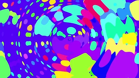 Blobby Colours 05 Stock Footage 240948503
