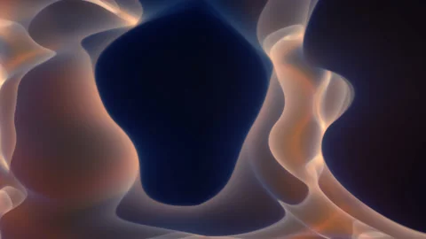 Blobs of Weird Amorphous Shapes in Molecular Pattern Stock Footage 139739661