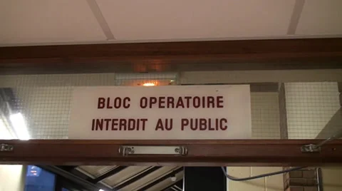 Bloc operatoire Stock Footage 29138538