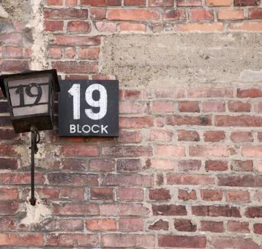 Block 19, Auschwitz Stock Photos