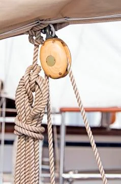 Block and rope Stock Photos