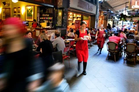 Block arcade - melbourne Stock Photos