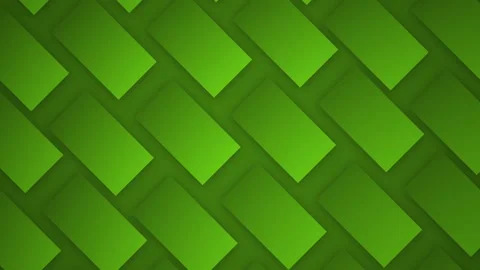 Block Background With Block Moving on Screen Consisting of Solid Light Green Stock Footage 183393241