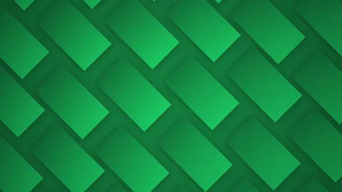Block Background With Block Moving on Screen Consisting of Solid Jade Stock Footage 183393625