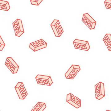 Block brick vector seamless pattern イラスト素材