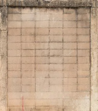 Block bricks wall pattern texture background. Material for construction site  Stock Photos