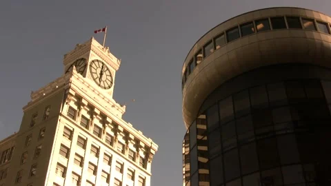 Block building in Vancouver Stock Footage 159908858