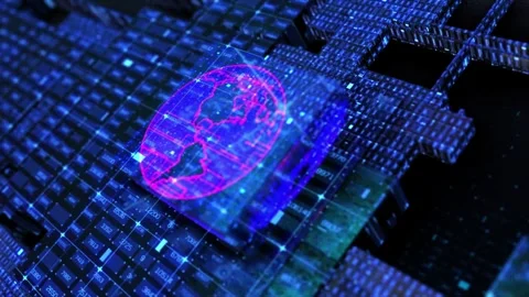 Block chain. blockchain Technology concept Stock-Footage 271099705