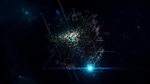 Block chain. blockchain Technology concept Video stock 271099984