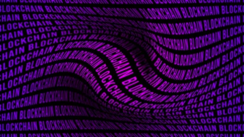 Block chain. blockchain Technology concept Stock Footage 271100181