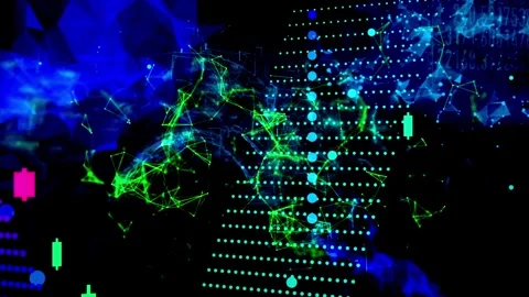 Block chain. blockchain Technology concept 库存影片 271100275