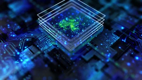 Block chain. blockchain Technology concept Stock Footage 271100451