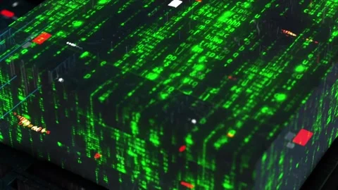 Block chain. blockchain Technology concept Vídeo Stock 271100456