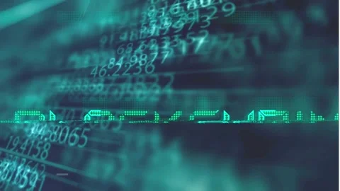 Block chain concept - Chain of network connections Stock Footage 305917829