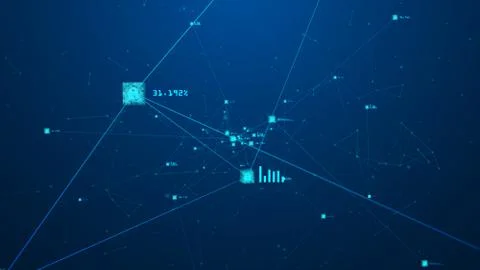 Block chain concept. Stock-Illustration