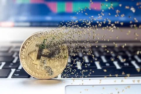 Block chain concept Stock Photos