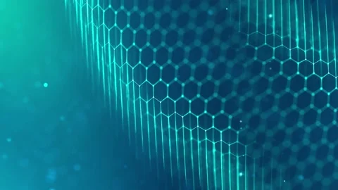 Block chain data technology background. Connection science background. Seamless Video stock 170219278