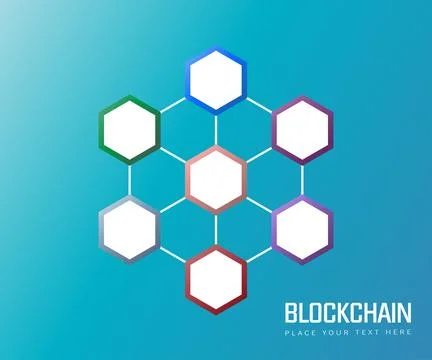 Block chain design. Crypto currency mining icon. Bitcoin service. Stock Illustration