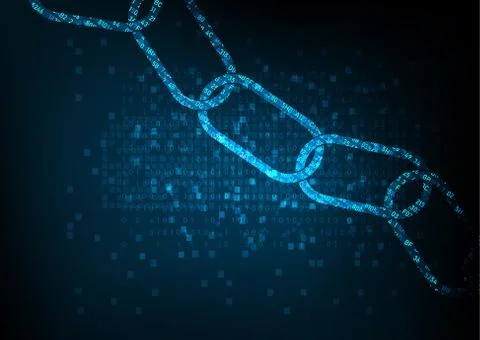 Block chain Stock-Illustration