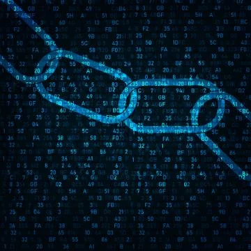 Block chain Stock Illustration