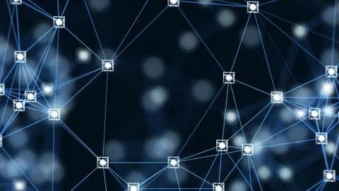 Block chain Illustrazione stock