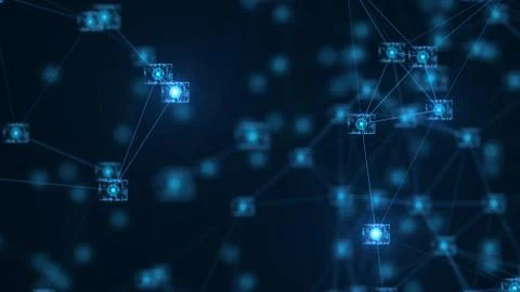 Block chain Stock Illustration