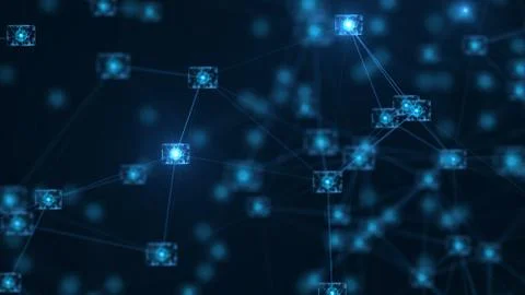 Block chain Stock Illustration