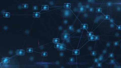 Block chain Illustrazione stock